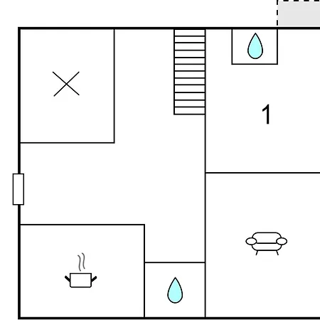 Apartment 1 Bedroom Stunning In