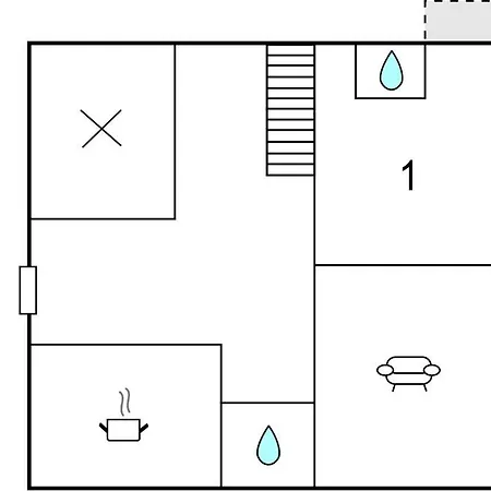 1 Bedroom Cozy In Apartman Kołobrzeg